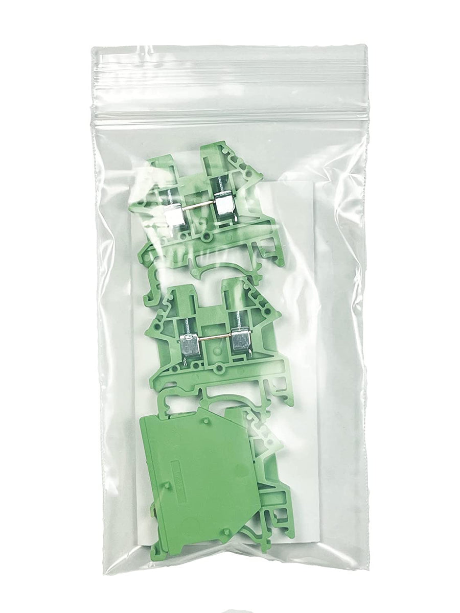 Dinkle DK10NC Terminal Block End Covers (Pack Of 25) - Beige, New