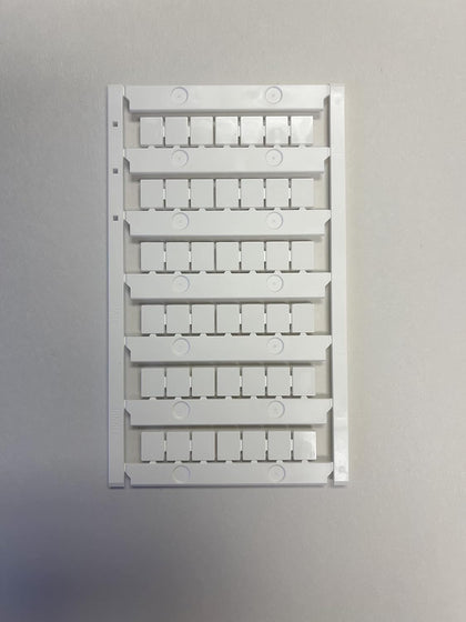 Dinkle DIN Rail Terminal Block Labels | TM27W Marking Tags - 120 Custom Printed Tags For Wiring