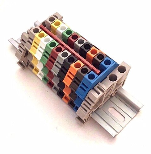 Any Color Dinkle Power Distribution DK4N 10 Gang Box Connector DIN Rai ...