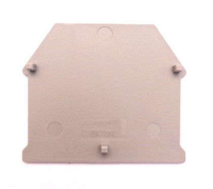 Dinkle DK10NC DIN Rail Terminal Block End Cover for DK10N, Pack of 50