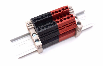 thumbnail image 2 of Dinkle DK4N-PE DIN Rail Ground Terminal Blocks - 100 Pack - 10 AWG - UL Certified 2 of 4