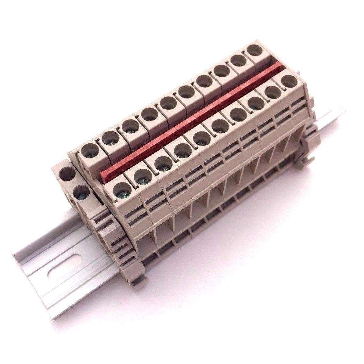 Uxcell 3 Input 15 Output Terminal Distribution Block - 660V 150A For Electrical Meter Box - View #4